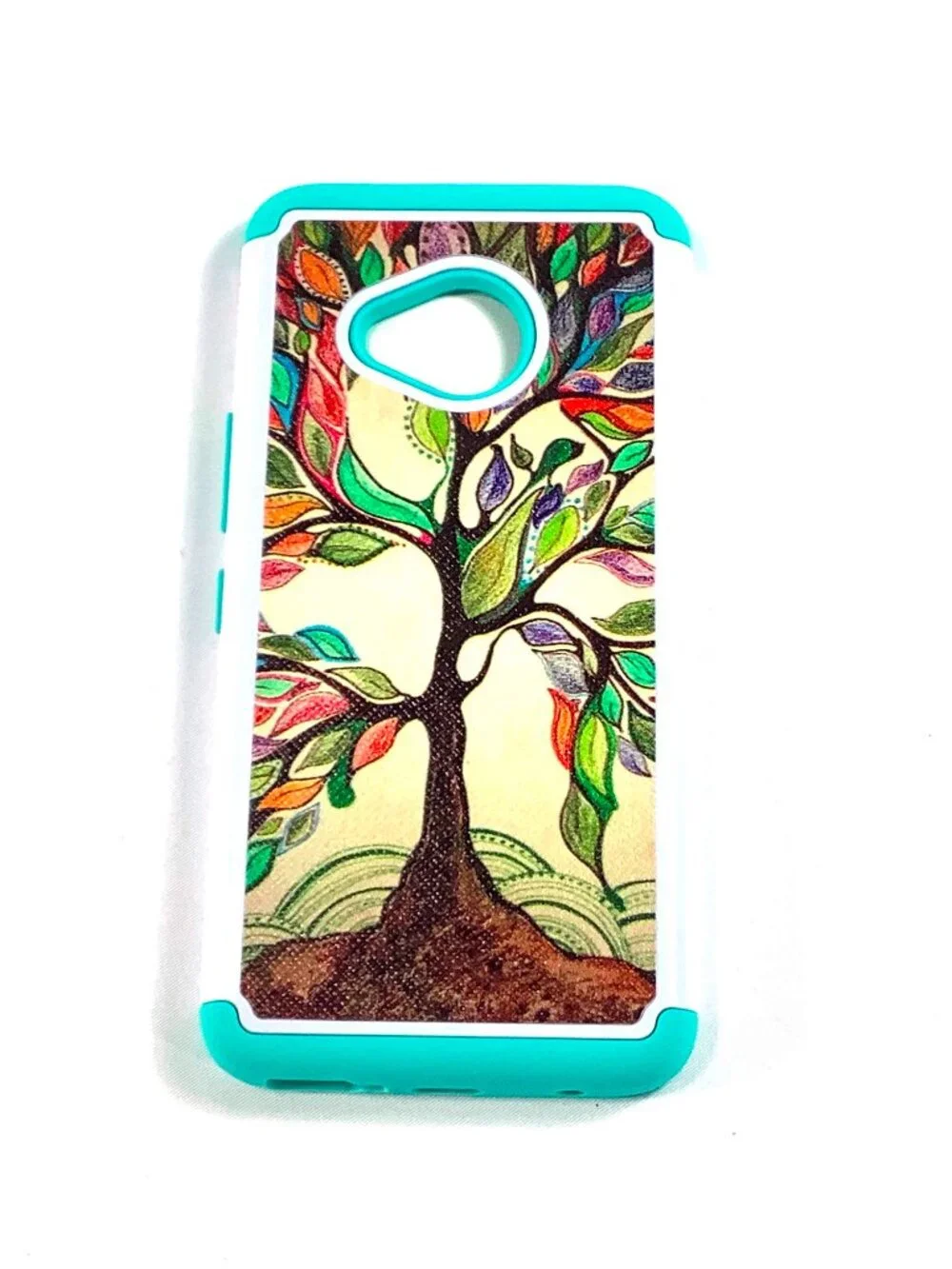 2 NEW HTC U11 Life Case Heavy Duty Love Tree Phone Cover Shockproof Protective